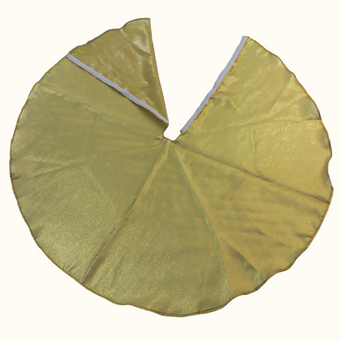 Gold Christmas Tree Skirt